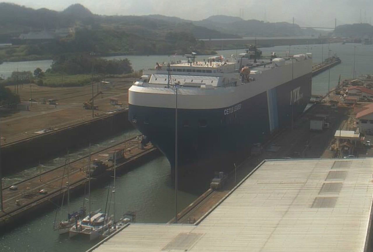 Grace on the left of the raft