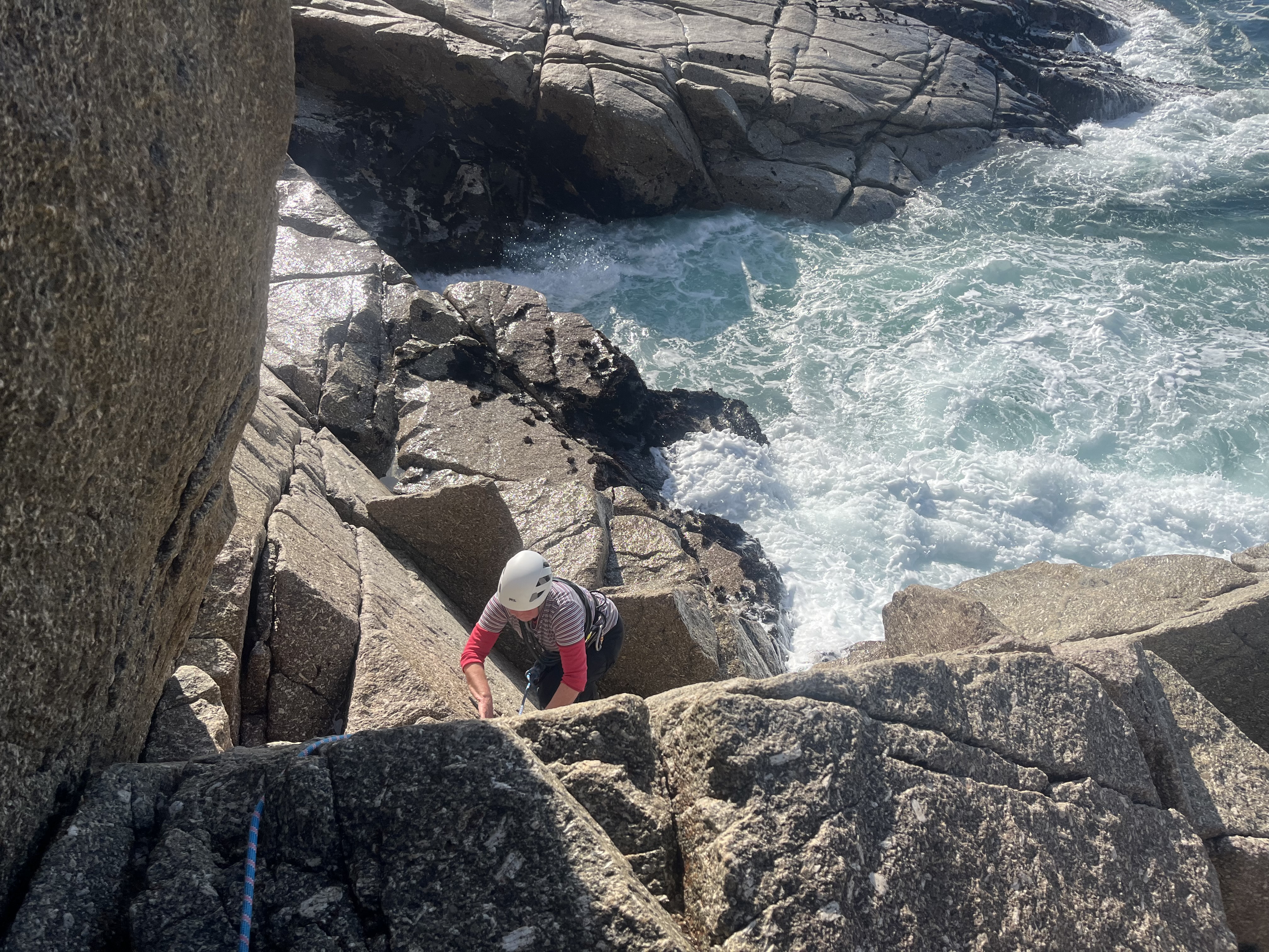 Quick….escape from the waves